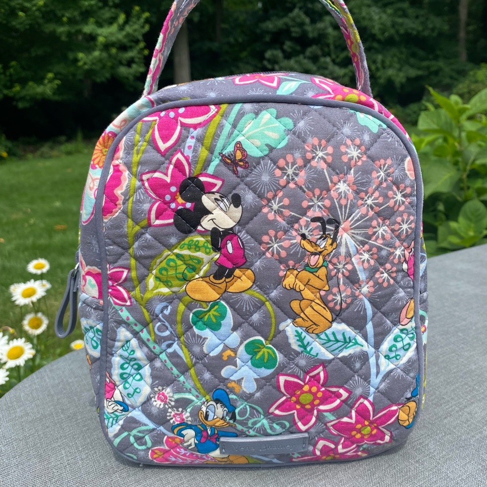 Vera Bradley Disney paisley lunch snack park bag tote designer